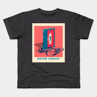 Never Forget Mixtape Kids T-Shirt